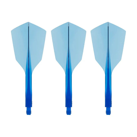 Condor AXE 120 Narrow Moulded Flights Blue