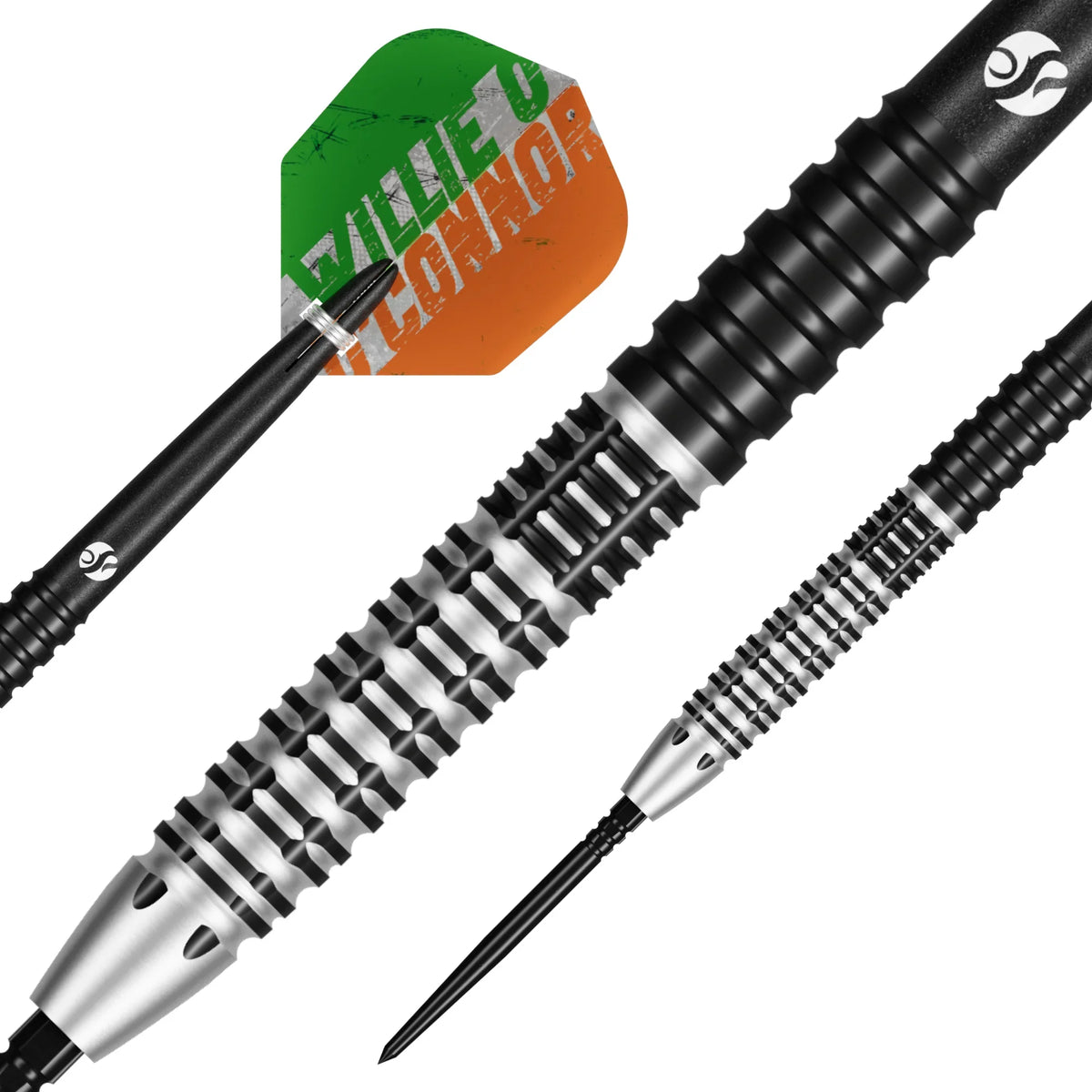 Pro Series Willie O'Connor Magpie Turbo Point - 90% Steel Tip Darts - Aussie Dart Supplies Online