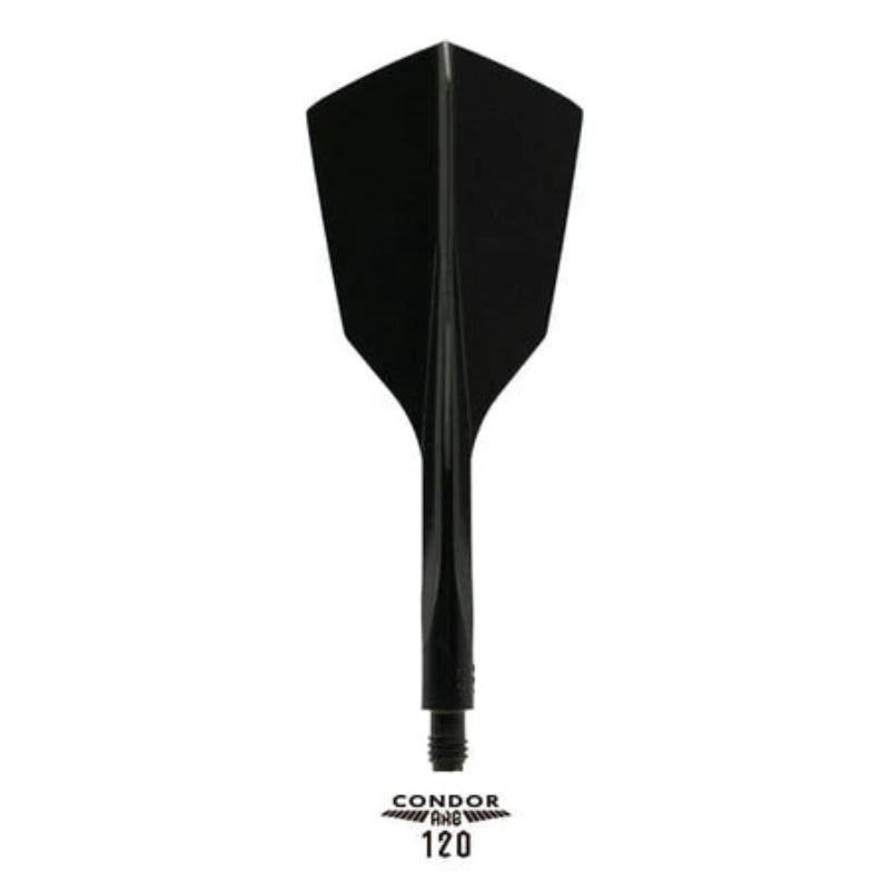 Condor AXE 120 Narrow Moulded Flights Black