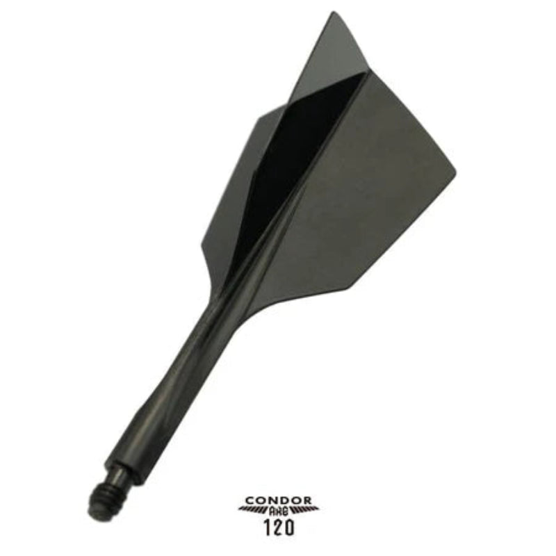 Condor AXE 120 Narrow Moulded Flights Black