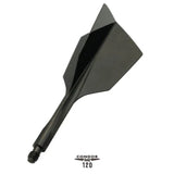 Condor AXE 120 Narrow Moulded Flights Black