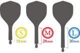 Condor AXE 120 Small STD Moulded Flights Black