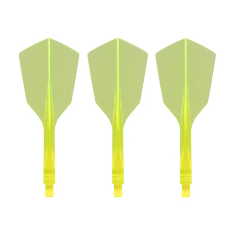 Condor AXE 120 Narrow Moulded Flights Neon Yellow