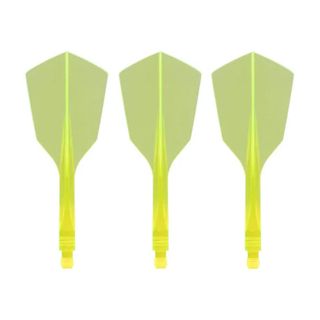 Condor AXE 120 Narrow Moulded Flights Neon Yellow