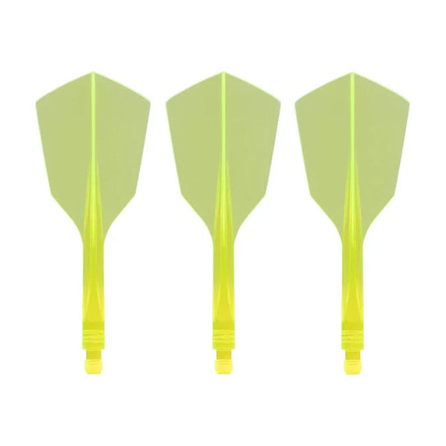Condor AXE 120 Narrow Moulded Flights Neon Yellow