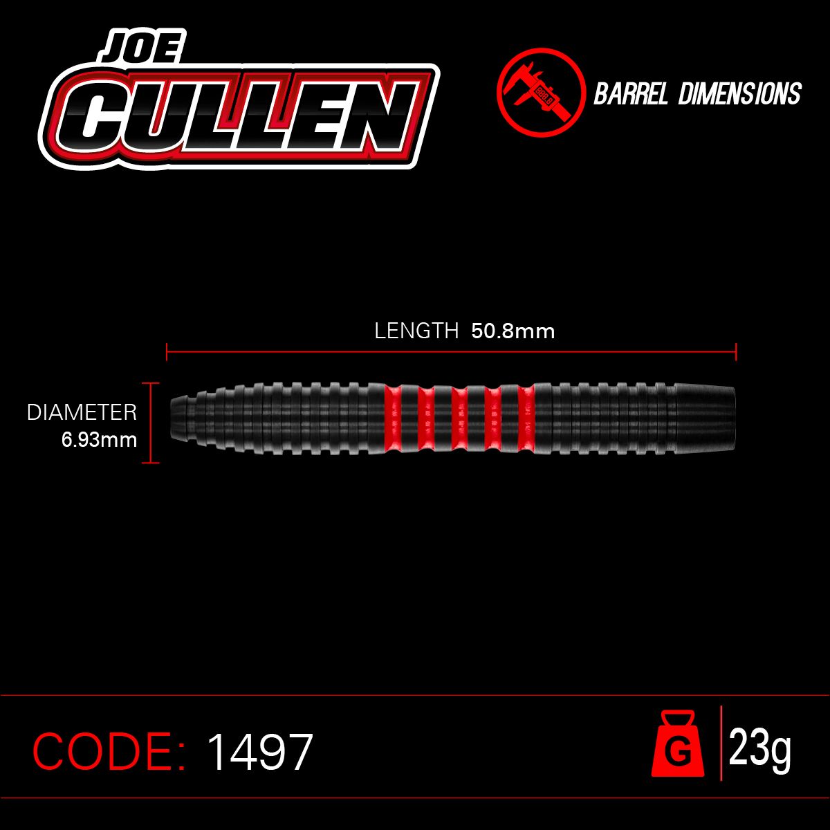 Joe Cullen Pro Series 85% Tungsten