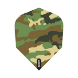 Woodlands Camo Green Flight Set - Aussie Dart Supplies Online