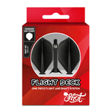 Shot Flight Deck One Piece Flight & Shaft System Black