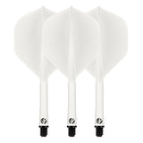 Shot Flight Deck One Piece Flight & Shaft System White