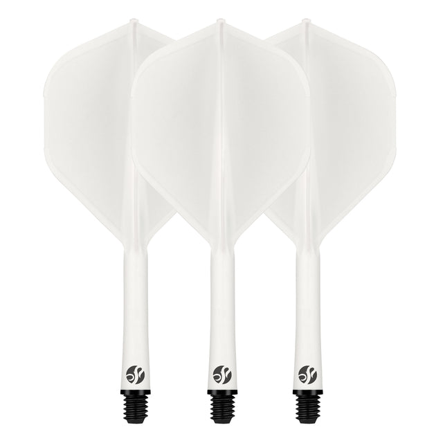 Shot Flight Deck One Piece Flight & Shaft System White