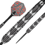 Warrior Awe Steel Tip Dart Set-90% Tungsten Barrels-Turbo Points