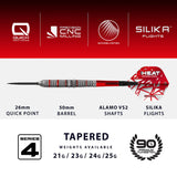 Harrows Damon Heta Series 4 90% Tungsten Darts