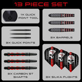 Harrows Ryan Searle Series 4 90% Tungsten Quick Point Darts Set
