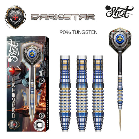 Future Knights Darkstar Steel Tip Dart Set-90% Tungsten Barrels