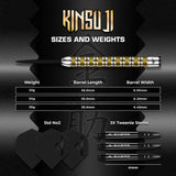 Mission Kinsuji 95% Tungsten - Aussie Dart Supplies Online