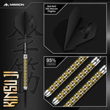 Mission Kinsuji 95% Tungsten - Aussie Dart Supplies Online