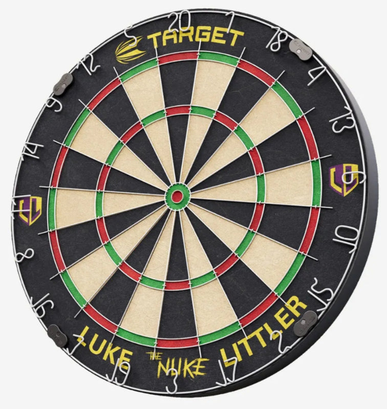 Luke Littler Dartboard Angled