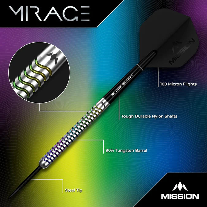 Mission Mirage 90% Tungsten - Aussie Dart Supplies Online