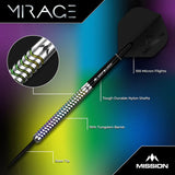 Mission Mirage 90% Tungsten - Aussie Dart Supplies Online