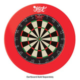 Shot One Piece Dartboard Surround- Red - Aussie Dart Supplies Online