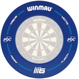 PDC BLUE DARTBOARD SURROUND BLUE