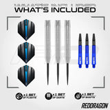 Red Dragon Razor Edge 85% Tungsten Darts Set - Aussie Dart Supplies Online