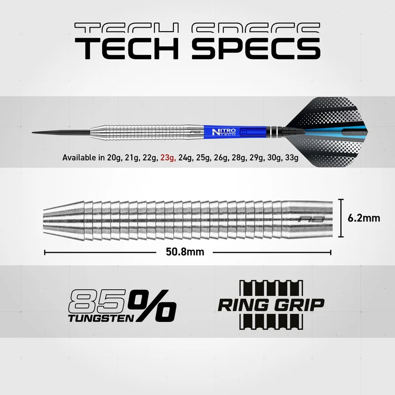 Red Dragon Razor Edge 85% Tungsten Darts Set - Aussie Dart Supplies Online