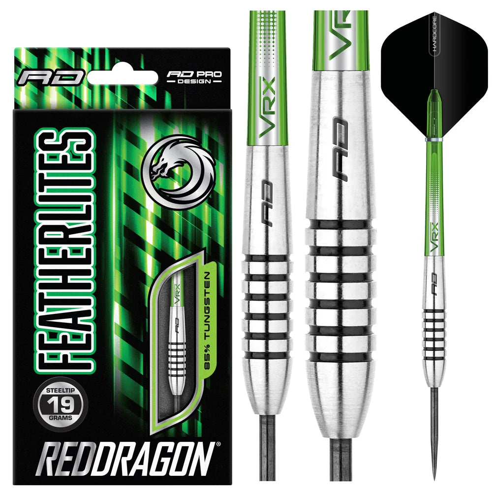 Red Dragon Featherlite 9 85% Tungsten Darts Set - 19G - Aussie Dart Supplies Online