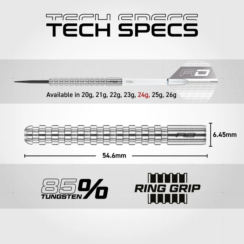 Red Dragon Javelin 85% Tungsten Darts Set - Aussie Dart Supplies Online