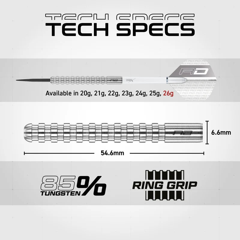 Red Dragon Javelin 85% Tungsten Darts Set - Aussie Dart Supplies Online
