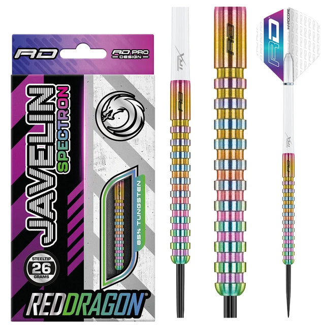 Red Dragon Javelin Spectron 85% Tungsten Darts Set - Aussie Dart Supplies Online