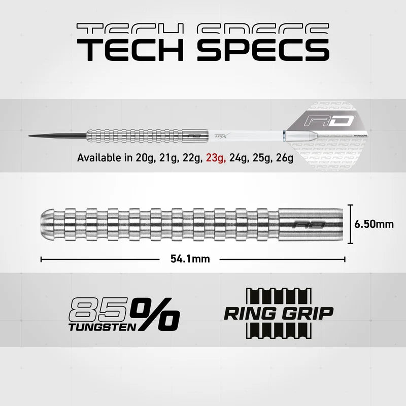 Red Dragon Javelin 85% Tungsten Darts Set - Aussie Dart Supplies Online