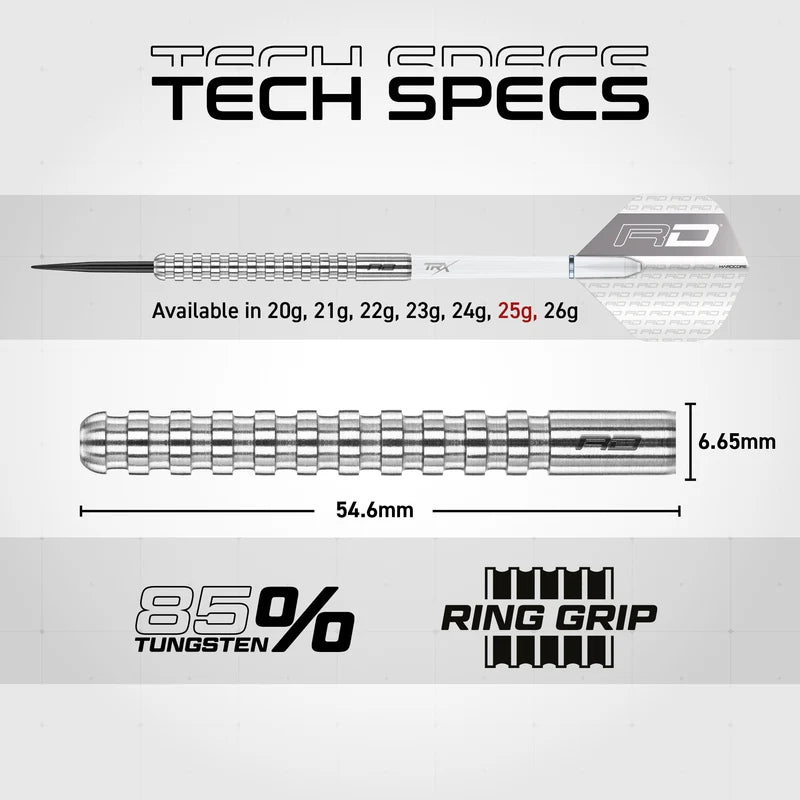 Red Dragon Javelin 85% Tungsten Darts Set - Aussie Dart Supplies Online