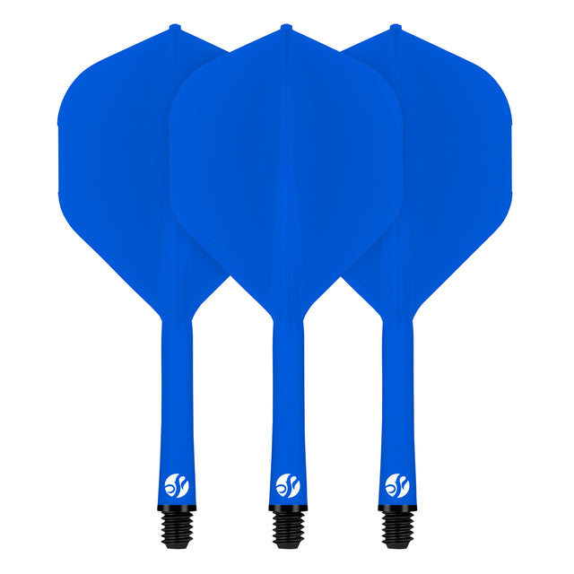 Flight Deck One Piece Dart Flight and Shaft System Blue