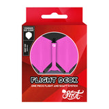 Shot Flight Deck One Piece Flight & Shaft System White