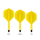 Shot Flight Deck One Piece Flight & Shaft System Yellow