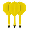 Shot Flight Deck One Piece Flight & Shaft System Yellow
