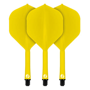 Shot Flight Deck One Piece Flight & Shaft System Yellow