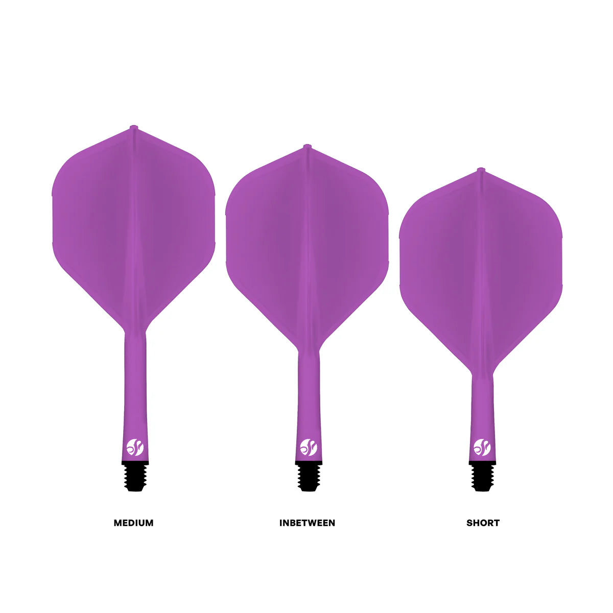Shot Flight Deck One Piece Flight & Shaft System Purple