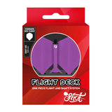 Shot Flight Deck One Piece Flight & Shaft System Purple