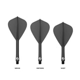 Shot Flight Deck Kite One Piece Flight & Shaft System Black