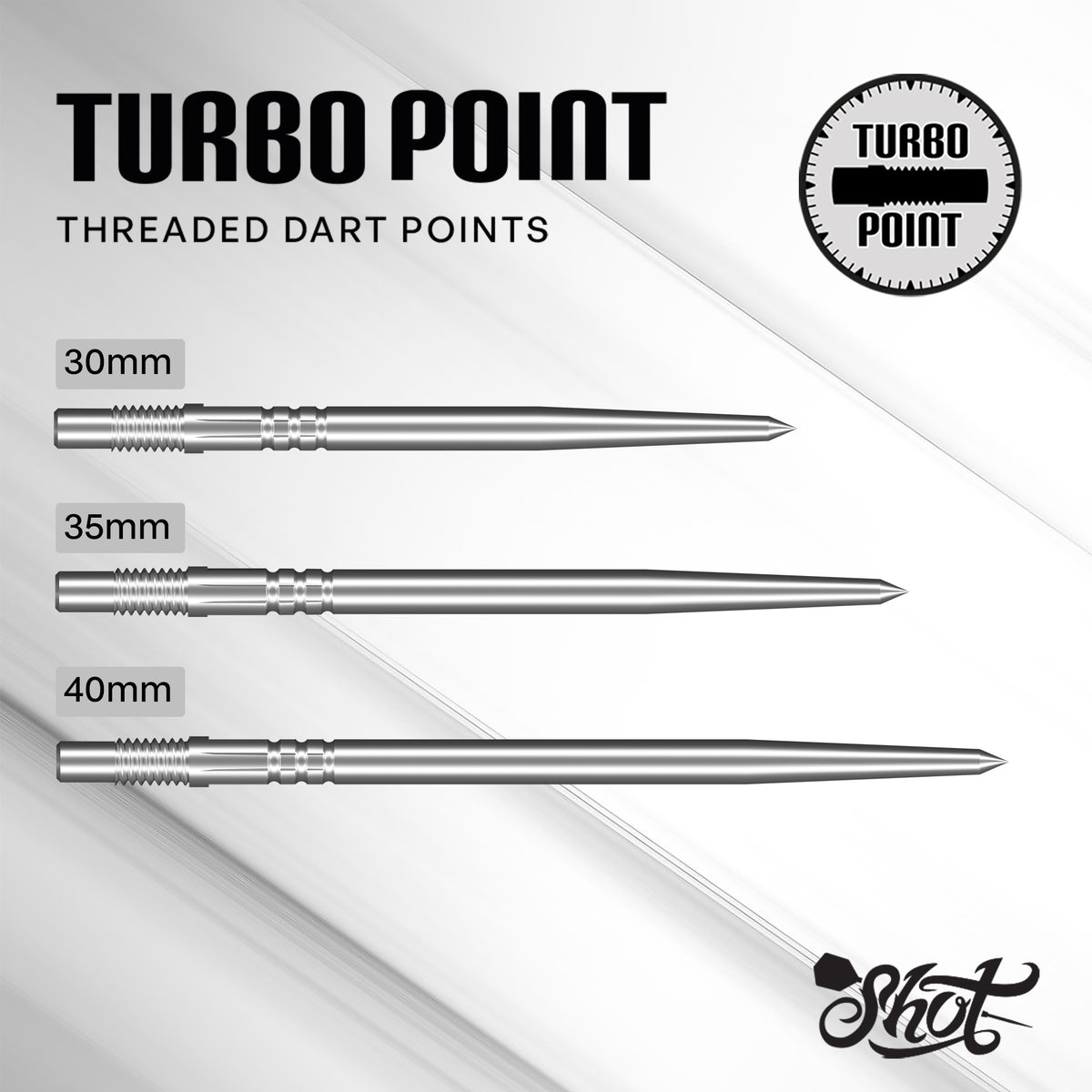 Turbo Silver Steel Tip Dart Point