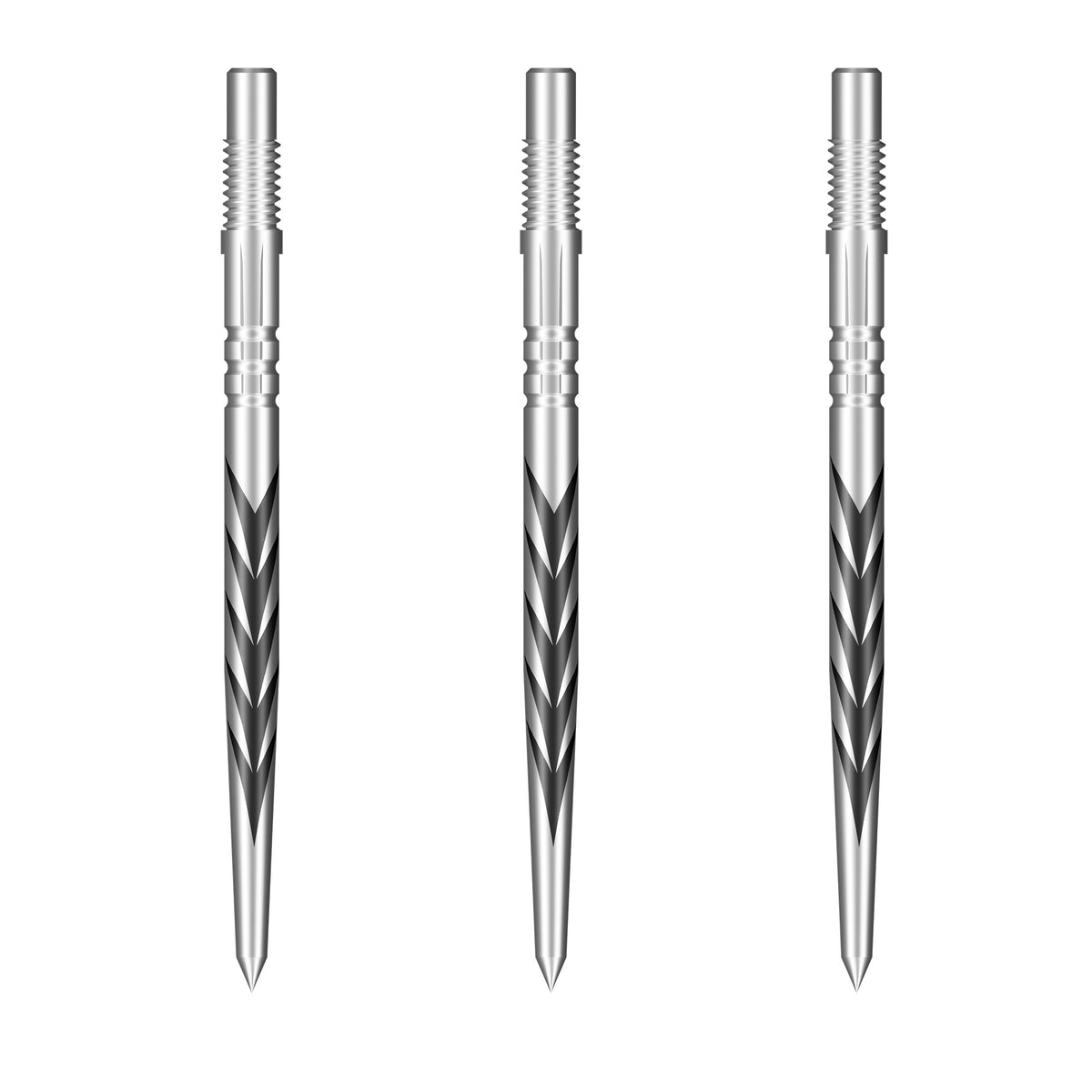 Tribal Weapon Steel Tip Turbo Points Silver