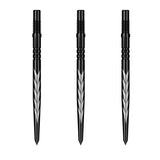 Tribal Weapon Steel Tip Turbo Point-Laser Engraved Black