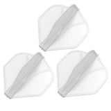 Shot Airfoil Molded Dart Flight Set Clear