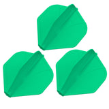 Shot Airfoil Molded Dart Flight Set Green