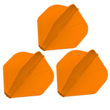 Shot Airfoil Molded Dart Flight Set Orange