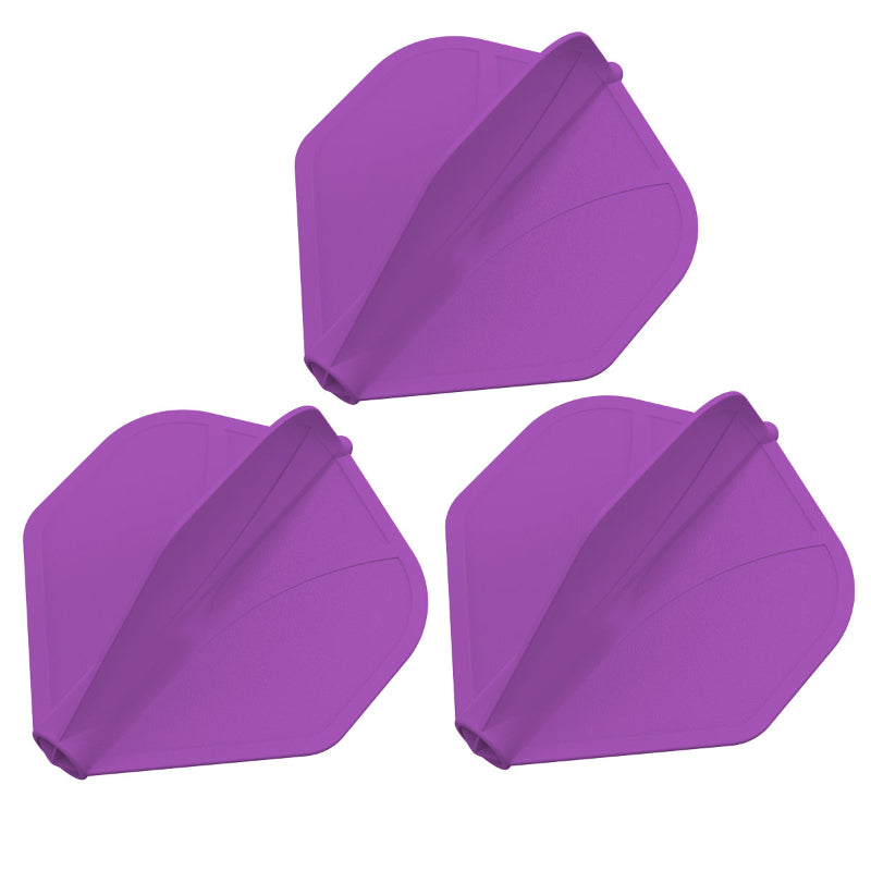Shot Airfoil Molded Dart Flight Set Purple