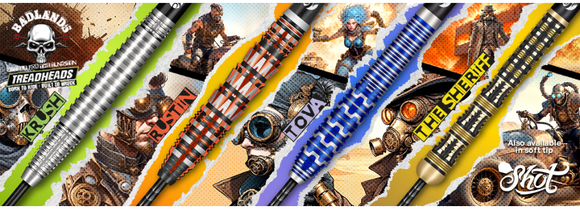 Shot Badlands Darts Banner