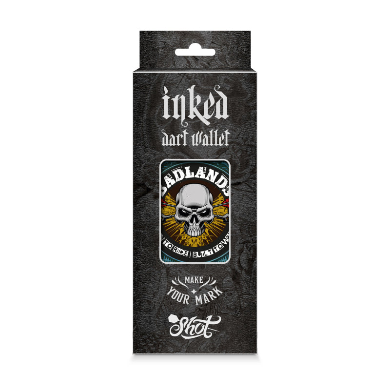 Shot Badlands Inked Dart Wallet blue Boxed